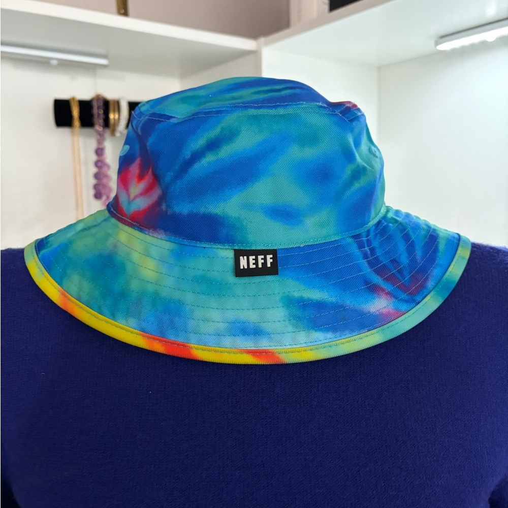 Unisex Neff Unisex Multicolor Tie-Dye Bucket Hat Men Women